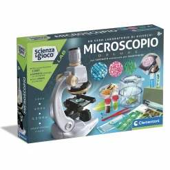 CLEMENTONI – 19310 – scienza e gioco lab – microscopio deluxe> Giochi Scientifici