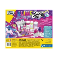 CLEMENTONI – 19355 – slime super colorati – laboratorio scientifico> Giochi Scientifici
