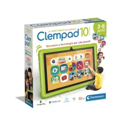 CLEMENTONI – clempad 10′ – tablet educativo 3-6 anni> Tablet E Giochi Interattivi