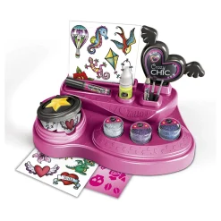 CRAZY CHIC Clementoni – – crazy tattoo, kit tatuaggi> Moda, Gioielli, Decorazioni, Cosmetici