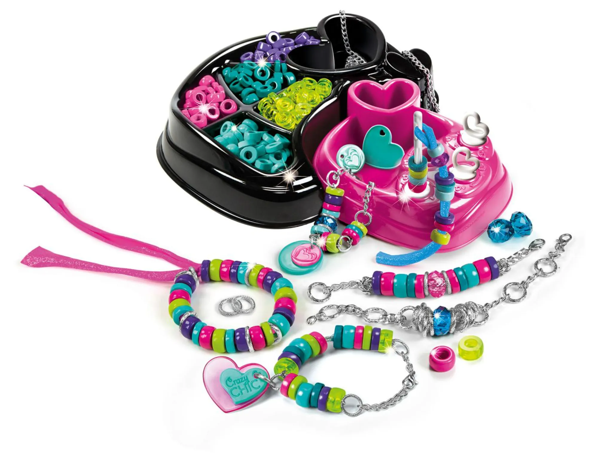 CRAZY CHIC Clementoni – bracciali multicolor> Moda, Gioielli, Decorazioni, Cosmetici