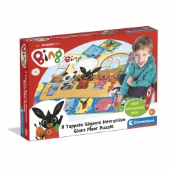 CLEMENTONI – il tappeto gigante interattivo bing, 3 anni> Primi Apprendimenti