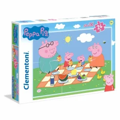 PEPPA PIG Clementoni – puzzle 104 maxi pezzi> Puzzle Per Bambini