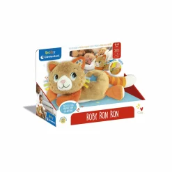 BABY CLEMENTONI Clementoni – roby ron ron, peluche interattivo con vibrazione, melodie e suoni> Giochi Per Passeggino E Culla