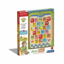 SAPIENTINO Clementoni – – alpha pad, alfabetiere interattivo, 16427> Primi Apprendimenti