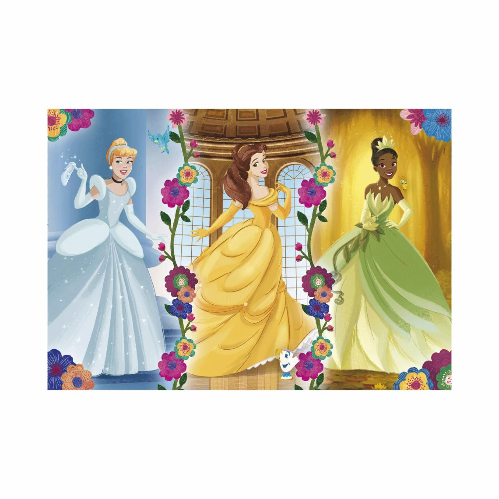 CLEMENTONI – supercolor puzzle disney princess – 104 pezzi, 25772> Puzzle Per Bambini