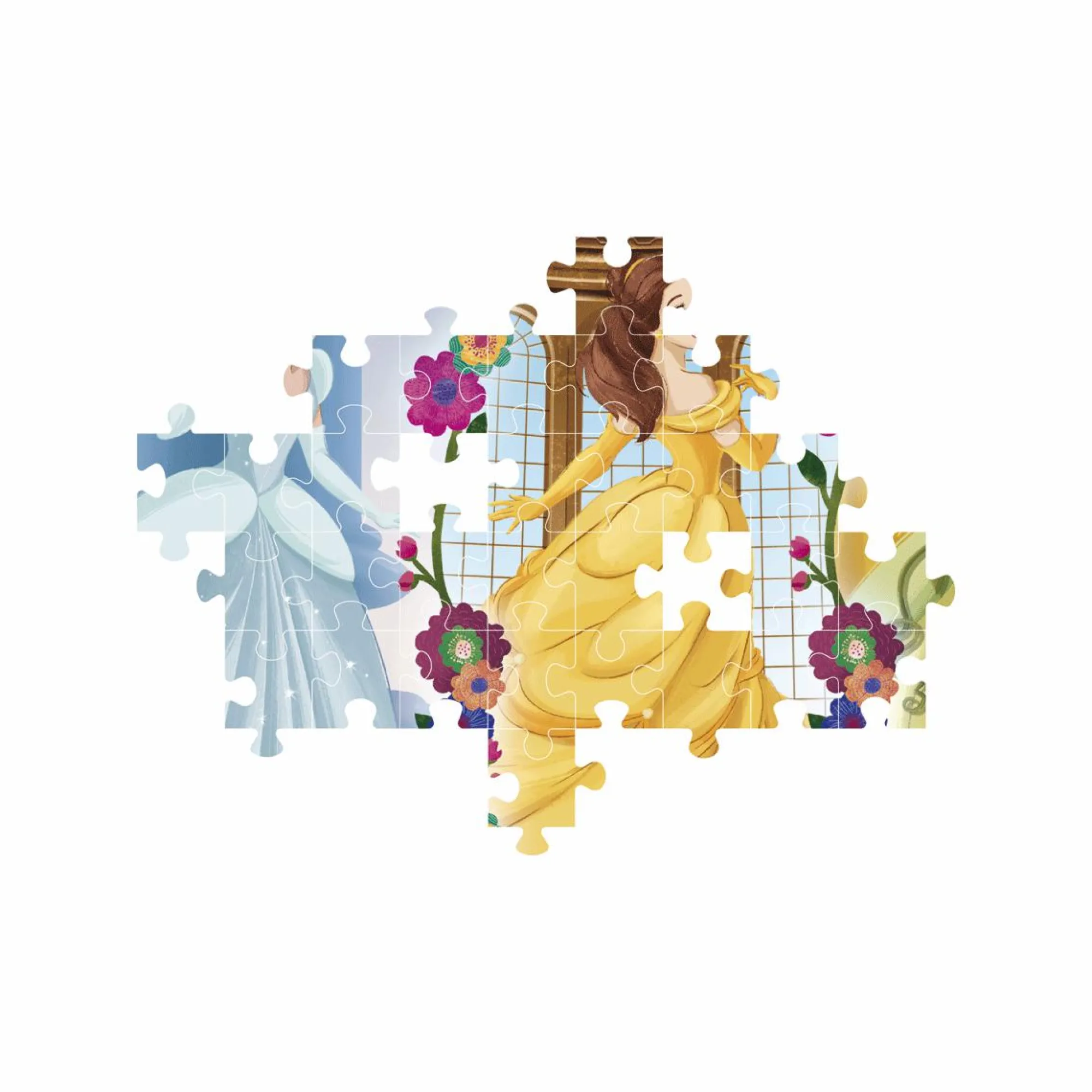 CLEMENTONI – supercolor puzzle disney princess – 104 pezzi, 25772> Puzzle Per Bambini