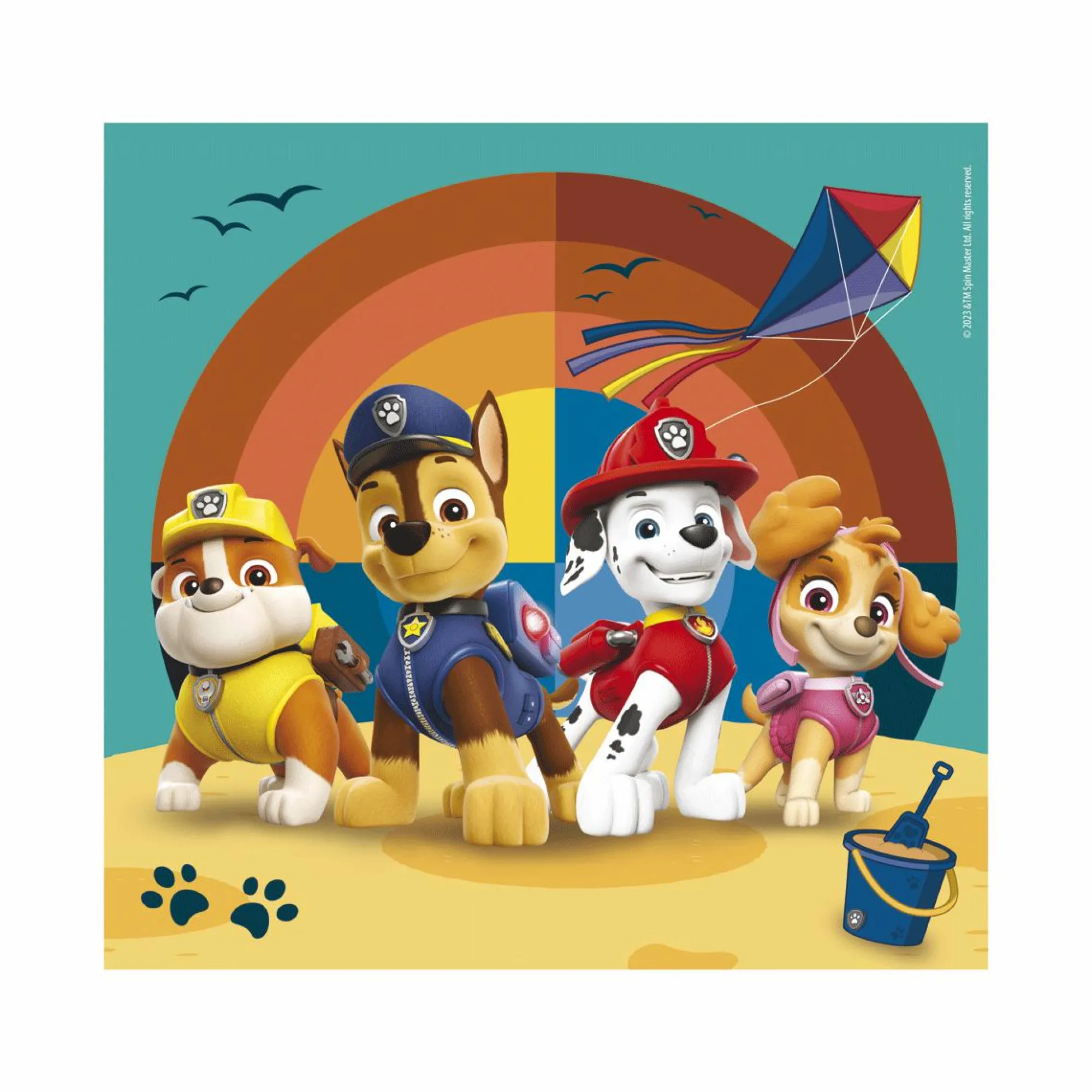 CLEMENTONI – supercolor puzzle paw patrol – 3×48 pezzi, 25291> Puzzle Per Bambini