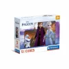CLEMENTONI – supercolor puzzle disney frozen – 12 pezzi, 41192> Puzzle Per Bambini