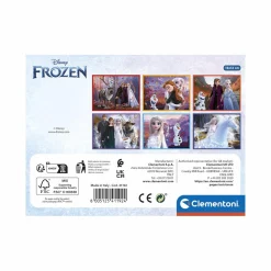 CLEMENTONI – supercolor puzzle disney frozen – 12 pezzi, 41192><noscript><img width=