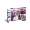 CLEMENTONI – supercolor puzzle disney frozen – 3×48 pezzi, 25297> Puzzle Per Bambini