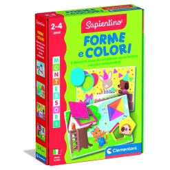 SAPIENTINO Clementoni montessori forme e colori 16847 – gioco educativo per bambini> Primi Apprendimenti