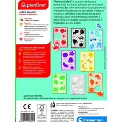 SAPIENTINO Clementoni montessori parole e colori 16849 – gioco montessori educativo><noscript><img width=
