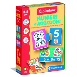 SAPIENTINO Clementoni numeri e quantità 16840 – gioco educativo numeri e quantità> Giochi Educativi In Legno