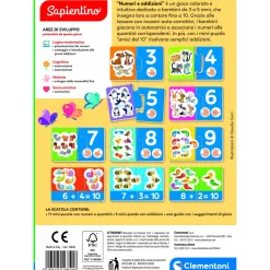 SAPIENTINO Clementoni numeri e quantità 16840 – gioco educativo numeri e quantità><noscript><img width=