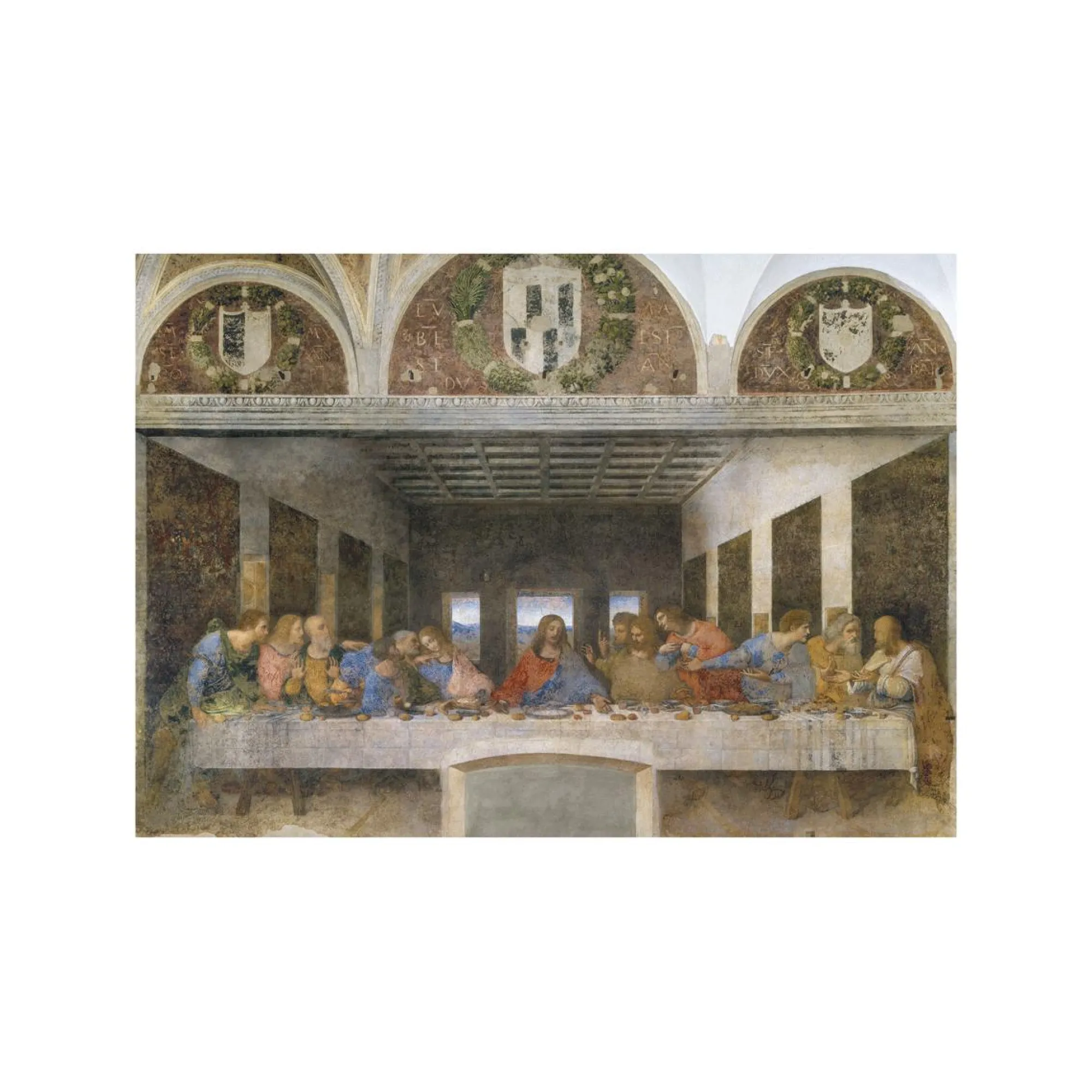 CLEMENTONI puzzle museum collection leonardo, “the last supper” – 1000 pezzi, puzzle adulti> Puzzle Per Adulti|Puzzle 1000 Pezzi
