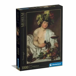 CLEMENTONI puzzle museum collection – caravaggio, “bacchus” – 1000 pezzi, puzzle adulti> Puzzle Per Adulti|Puzzle 1000 Pezzi