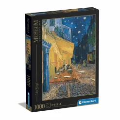 CLEMENTONI puzzle museum collection – van gogh, “café terrace at night” – 1000 pezzi, puzzle adulti> Puzzle Per Adulti|Puzzle 1000 Pezzi