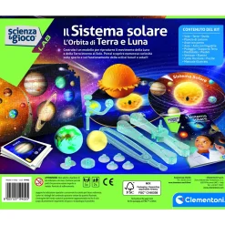 CLEMENTONI scienza & gioco sistema solare: orbita di terra e luna 19402 – gioco educativo astronomia><noscript><img width=