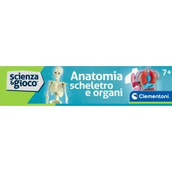 CLEMENTONI scienza & gioco anatomia scheletro e organi 19414 – kit educativo anatomia umana><noscript><img width=