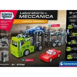 CLEMENTONI scienza & gioco car transporter 19391 – kit per costruire veicolo trasportatore> Giochi Scientifici