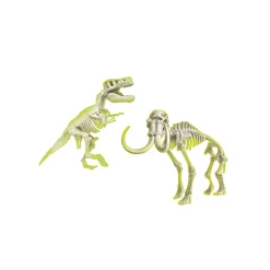 CLEMENTONI scienza e gioco – t-rex + mammut glow in the dark> Giochi Impilabili
