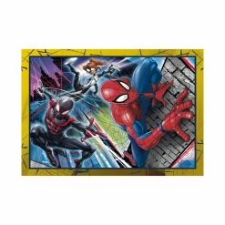 CLEMENTONI supercolor puzzle 4in1 marvel spiderman – 1×12 + 1×16 + 1×20 + 1×24 pezzi, puzzle bambini 3 anni> Puzzle Per Bambini