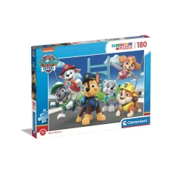 CLEMENTONI supercolor puzzle – paw patrol – 180 pezzi, puzzle bambini 7 anni> Puzzle Per Bambini