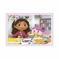 CLEMENTONI supercolor puzzle gabby’s dollhouse – 1×12 + 1×16 + 1×20 + 1×24 pezzi, puzzle bambini 3 anni><noscript><img width=