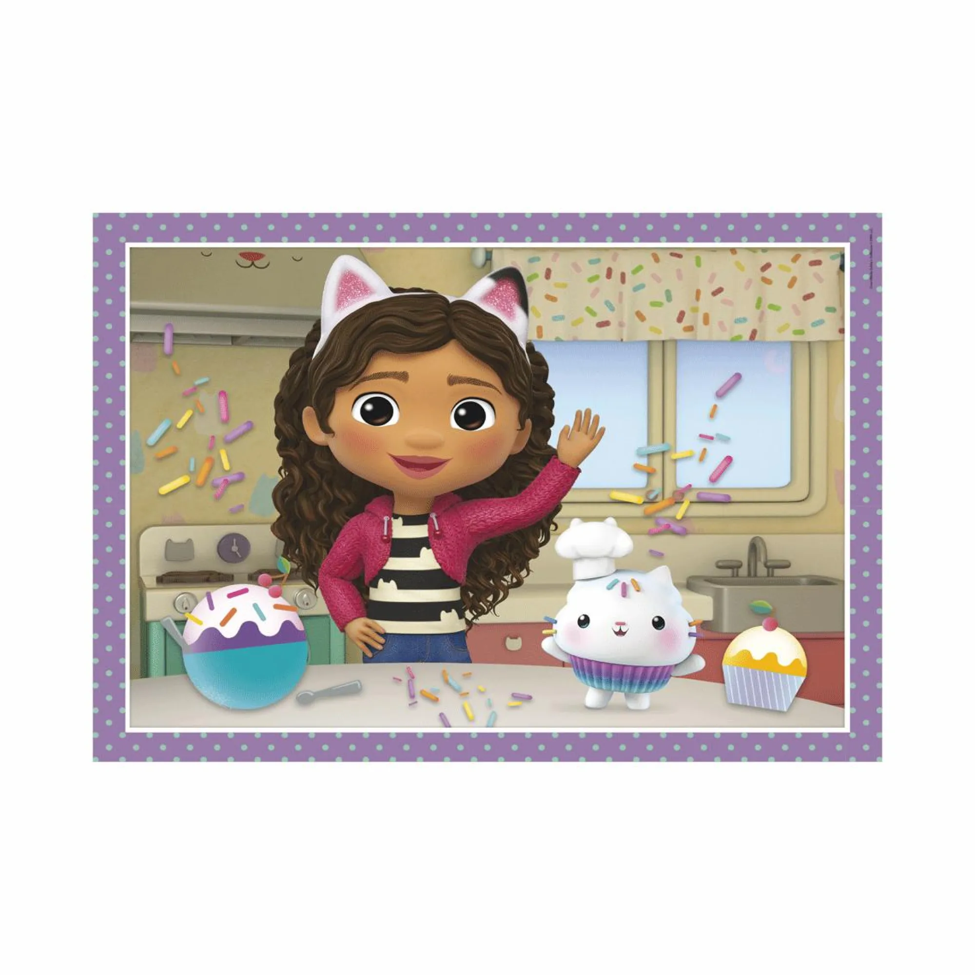 CLEMENTONI supercolor puzzle gabby’s dollhouse – 1×12 + 1×16 + 1×20 + 1×24 pezzi, puzzle bambini 3 anni> Puzzle Per Bambini