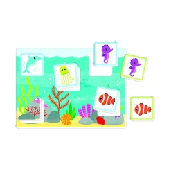 SAPIENTINO Clementoni tombola degli animali 16842 – gioco tradizionale tombola per bambini><noscript><img width=