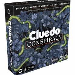 HASBRO GAMING Cluedo conspiracy, gioco da tavolo per adulti e ragazzi, dai 14 anni in su, gioco di strategia con identità segrete, per 4-10 giocatori><noscript><img width=