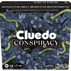 HASBRO GAMING Cluedo conspiracy, gioco da tavolo per adulti e ragazzi, dai 14 anni in su, gioco di strategia con identità segrete, per 4-10 giocatori><noscript><img width=