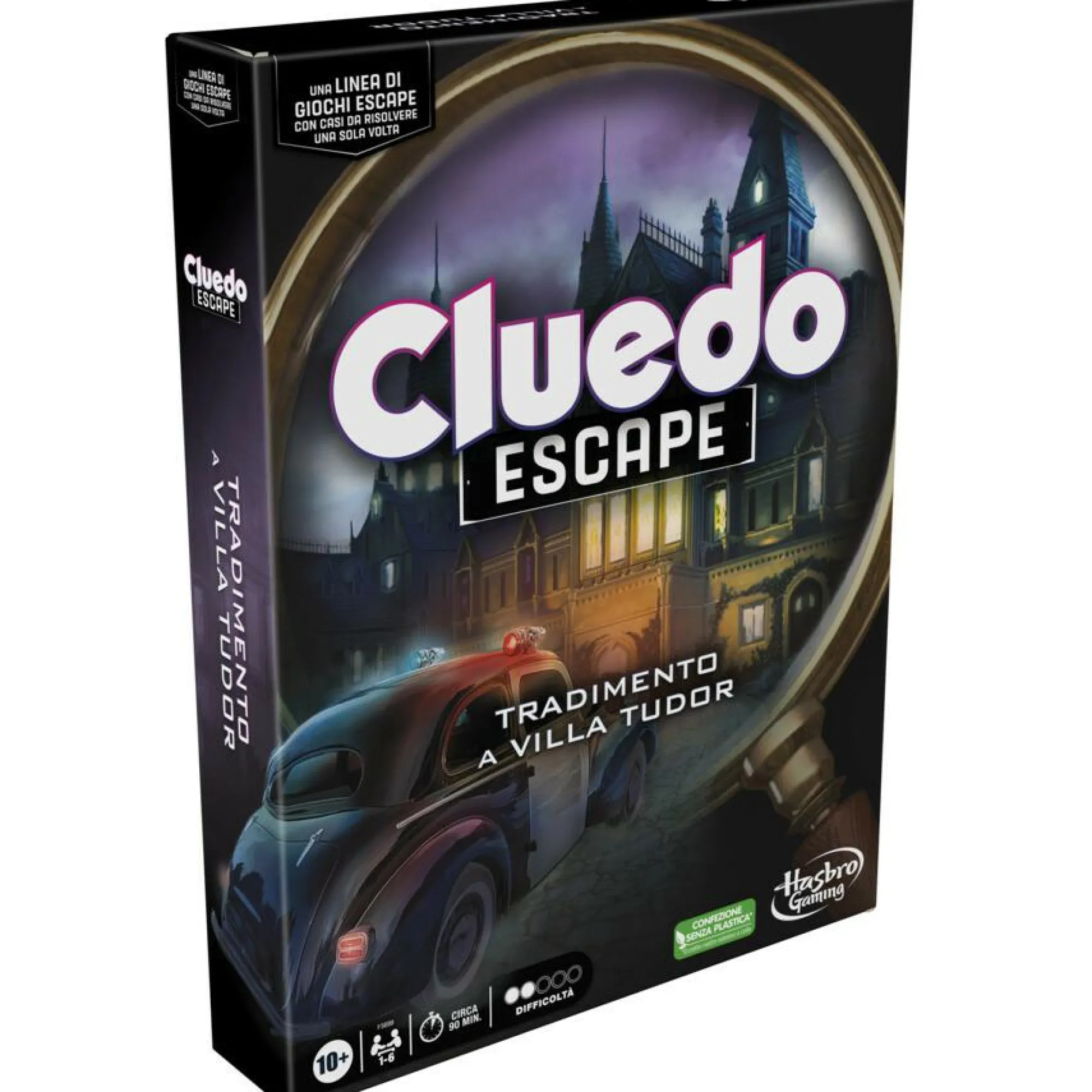 HASBRO GAMING Cluedo escape – il tradimento a villa tudor refresh, un gioco di misteri ed enigmi in versione escape game, un gioco da tavolo cooperativo per famiglie, dai 10 anni in su, da 1 a 6 giocatori> Giochi Da Tavolo Per Adulti E Carte Collezionabili|Giochi Escape Room Ed Enigmi