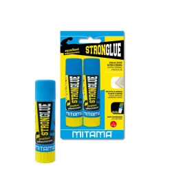 MITAMA Colla stick 21gr. strong glue, solvent free, bl. 2 pz> Cancelleria E Accessori