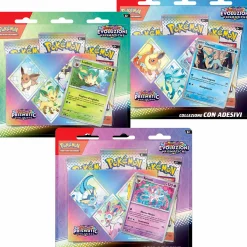 POKEMON Collezione assortita con adesivi dell’espansione  scarlatto e violetto – evoluzioni prismatiche> Giochi Di Carte