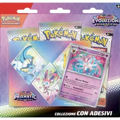 POKEMON Collezione assortita con adesivi dell’espansione  scarlatto e violetto – evoluzioni prismatiche> Giochi Di Carte