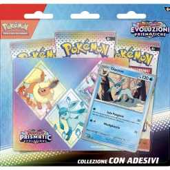 POKEMON Collezione assortita con adesivi dell’espansione  scarlatto e violetto – evoluzioni prismatiche><noscript><img width=