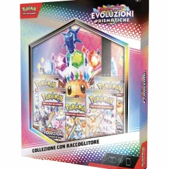 POKEMON Collezione con raccoglitore dell’espansione  scarlatto e violetto – evoluzioni prismatiche> Giochi Di Carte