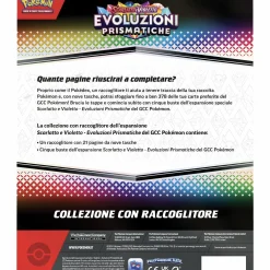 POKEMON Collezione con raccoglitore dell’espansione  scarlatto e violetto – evoluzioni prismatiche><noscript><img width=