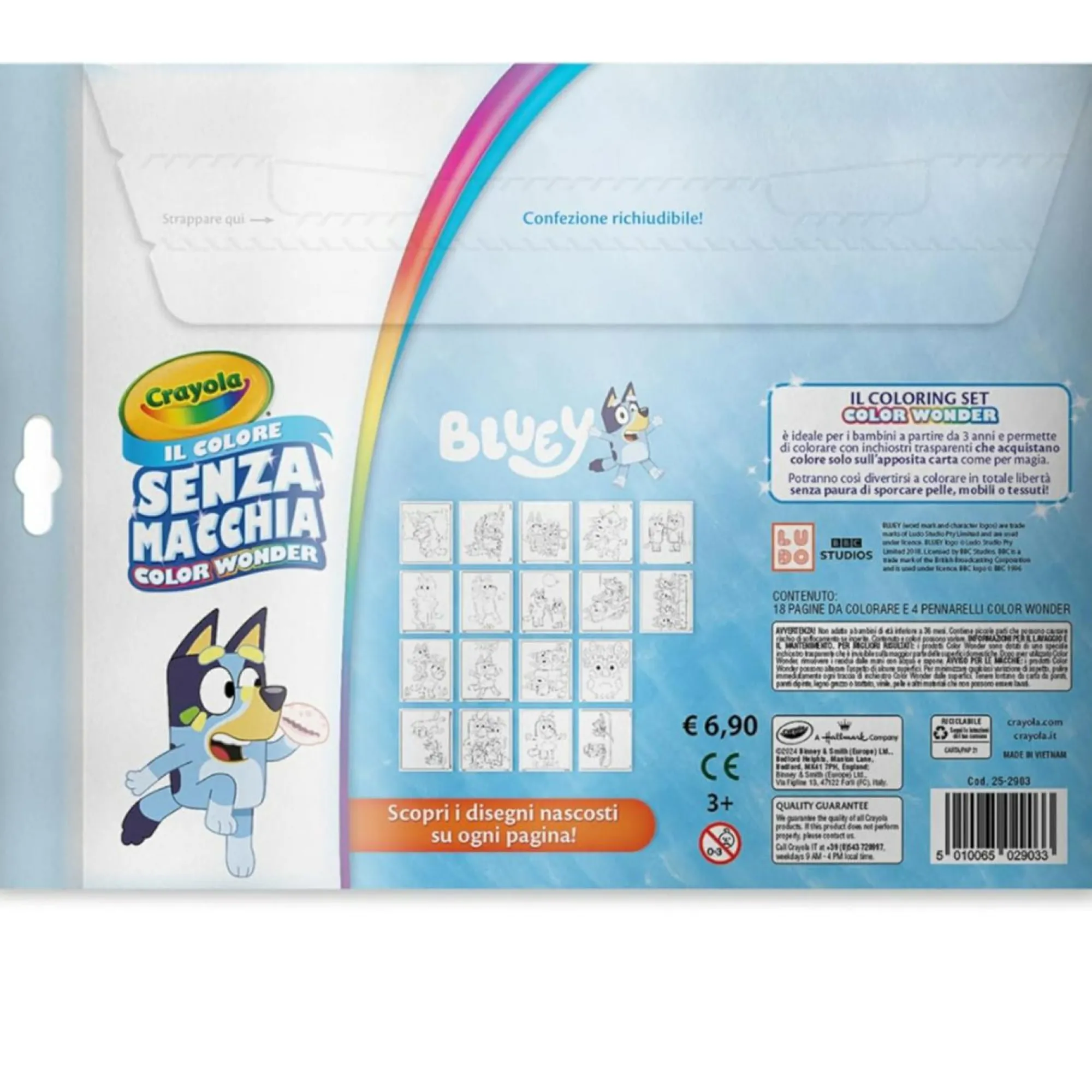 Paw Patrol Color wonder, set  con 18 pagine da colorare e 4 pennarelli> Kit Artistici E Pittura