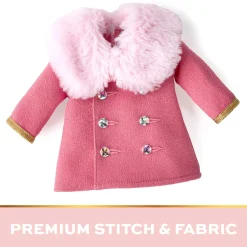 FAO Schwarz Completo alla moda designer peacot per bambole fao baby, 35 cm><noscript><img width=