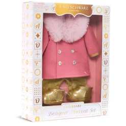 FAO Schwarz Completo alla moda designer peacot per bambole fao baby, 35 cm><noscript><img width=