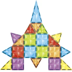 ZIG ZAG Costruzioni magnetiche per bambini – 100 piastrelle magnetiche><noscript><img width=