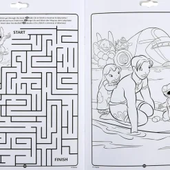 CRAYOLA – album attività & coloring lilo&stitch, 32 pagine da colorare e 7 mini pennarelli lavabili, 04-0865><noscript><img width=
