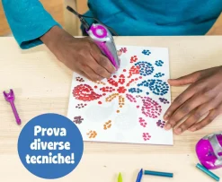 CRAYOLA – super pen unicorno neon, gioco per sciogliere i pastelli a cera e creare disegni in rilievo, attività creativa e regalo per bambini, età 8+><noscript><img width=