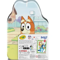 CRAYOLA – valigetta colori & adesivi bluey, set con pennarelli, pagine da colorare, adesivi, 45 pezzi, regalo creativo per bambini, da 5 anni, 04-0784><noscript><img width=