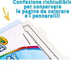 CRAYOLA color wonder – coloring set con 18 pagine da colorare e 4 pennarelli senza macchia, soggetto gabby’s dollhouse> Kit Artistici E Pittura
