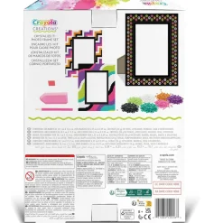 CRAYOLA creations – set cornici portafoto personalizzabili con cristalli colorati, attività creativa e regalo per bambine, da 8 anni><noscript><img width=