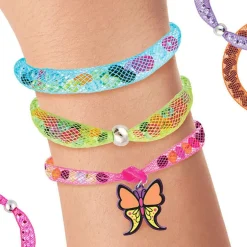 CRAYOLA creations – set crea i tuoi braccialetti unicorn magic, attività creativa e regalo per bambine, da 8 anni><noscript><img width=